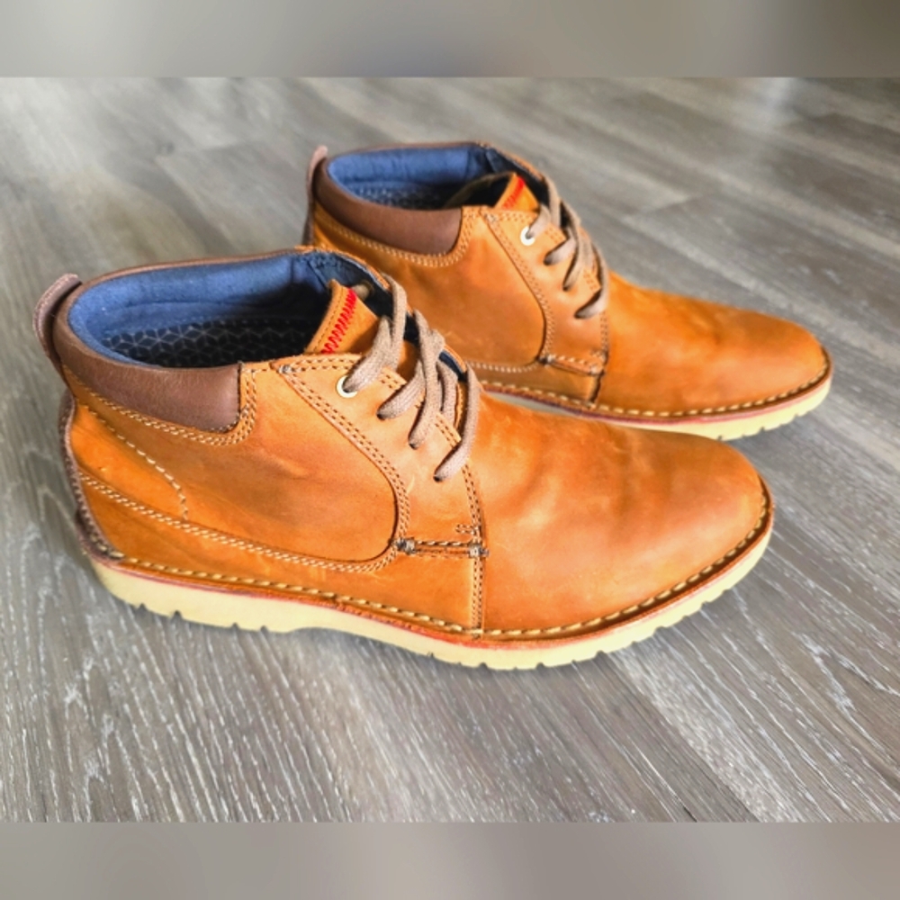 Clarks Men's Brown Leather Boots